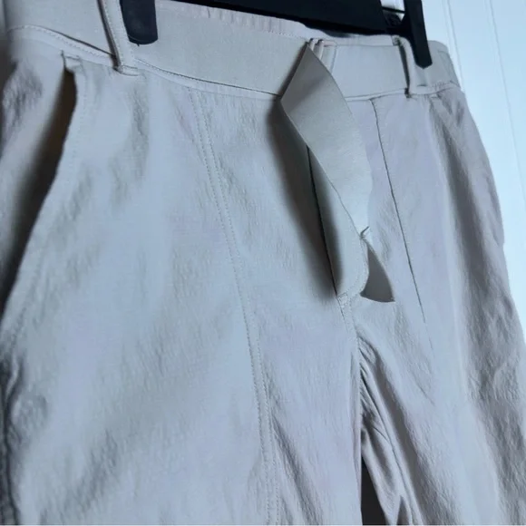 Athleta Women’s Trekkie Belted Pant Birch Grey Sz 6 - Picture 9 of 16